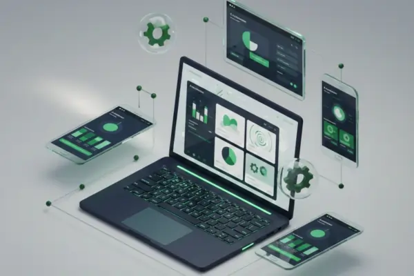 AI Meta Ads Agency Illustration